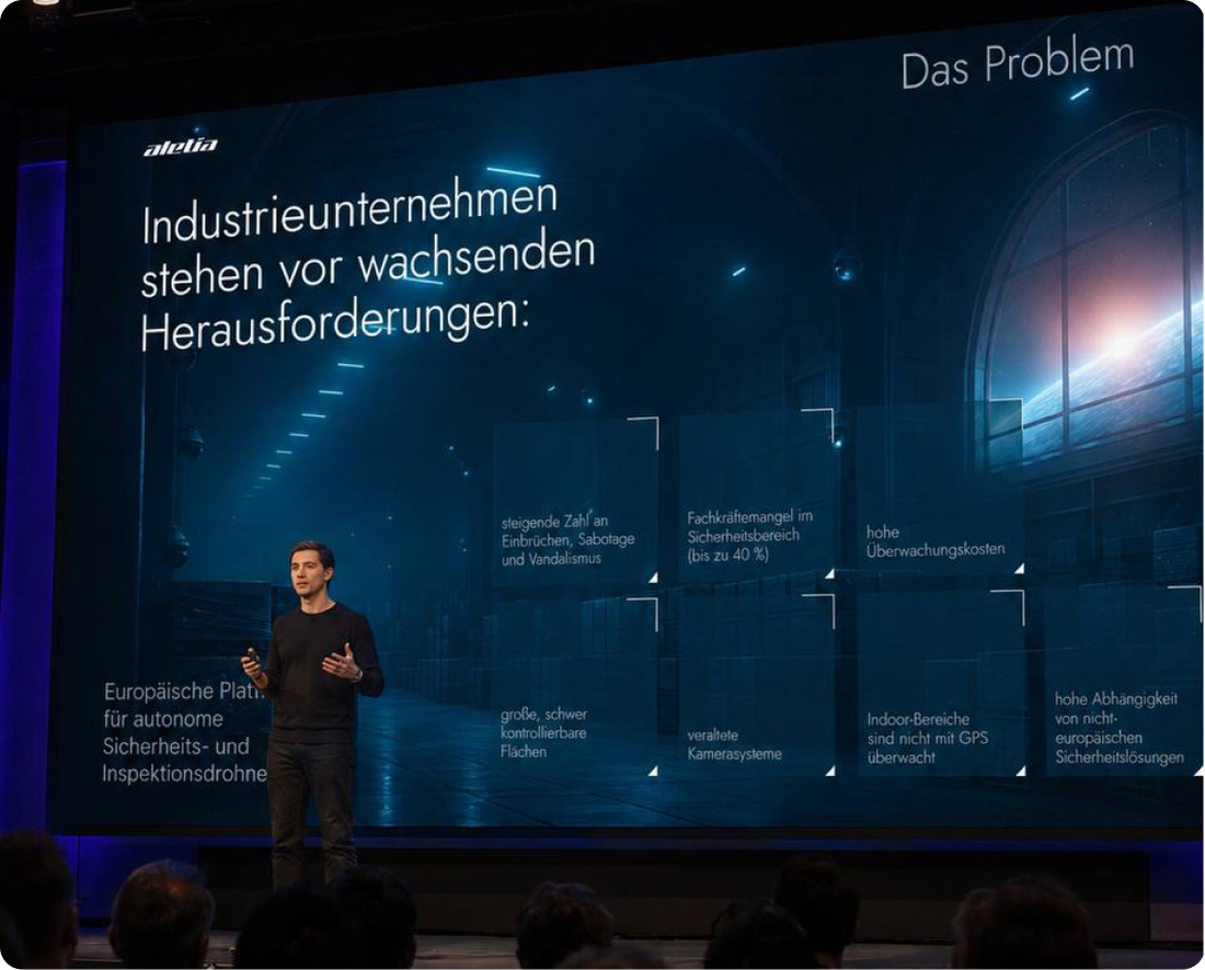 Investorenpräsentation für aletia